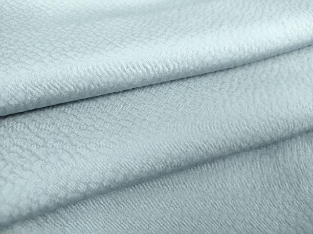 平和屋着物●上質な色無地 霞地紋 秘色色 正絹 逸品 未使用 DABJ8240ps
