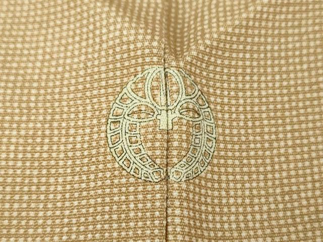 平和屋着物●訪問着 駒刺繍 花菱文 金彩 正絹 逸品 DABJ8248ps