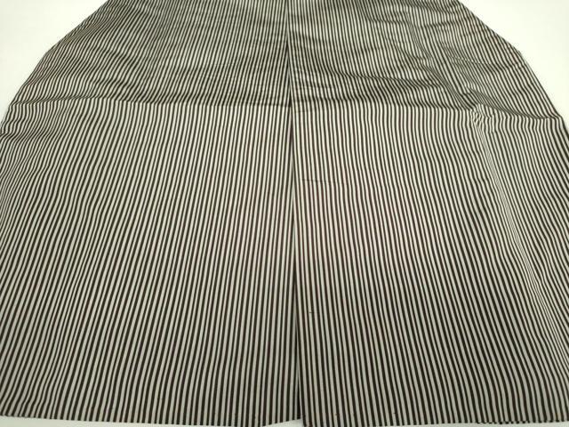 平和屋着物●男性 馬乗袴 縞 正絹 逸品 DABJ8271ps