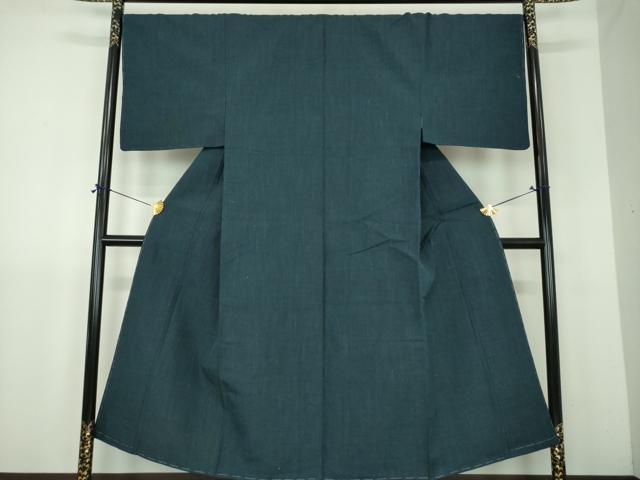 平和屋着物●男性 紬 濃紺地 逸品 未使用 DABJ8408ps
