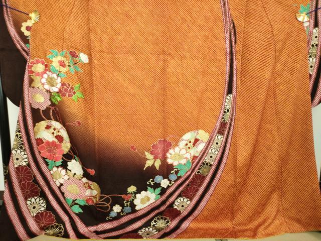 平和屋着物●豪華振袖 総絞り 駒刺繍 花手毬 金彩 正絹 逸品 DABJ8412ps