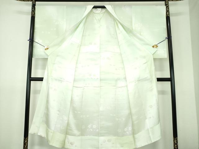 平和屋着物●上質な長襦袢 無双仕立て 吹き寄せ花地紋 暈し染め 正絹 逸品 DABJ8423ps