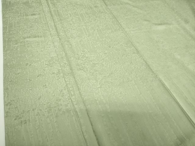 平和屋着物●無地絵羽訪問着 樹林地紋 薄青色 正絹 逸品 未使用 DABJ8426ps