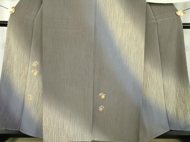 平和屋着物●訪問着 総刺繍 花丸文 暈し染め 反端付き 正絹 逸品 未使用 DABJ8433ps