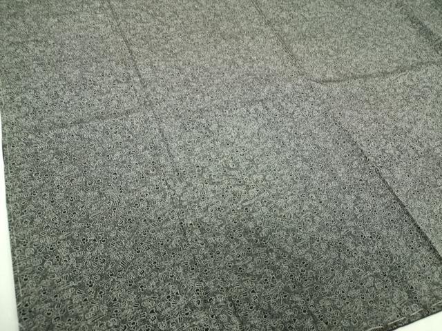 平和屋着物●江戸小紋 宝尽くし 黒地 正絹 逸品 DABJ8435ps