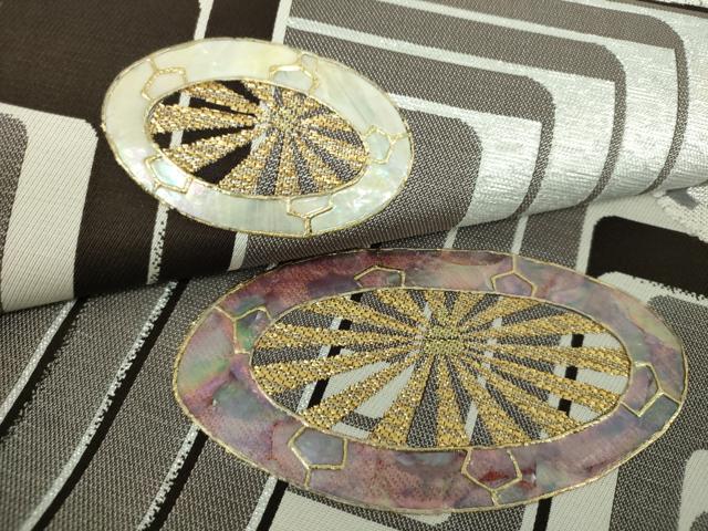 平和屋着物▼袋帯 螺鈿 華粋匠 金銀糸 正絹 逸品 DABJ8613ps