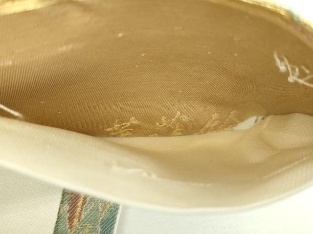 平和屋着物▼六通柄袋帯 華鳳絵文 金糸 正絹 逸品 DABJ8616ps