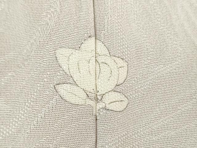 平和屋着物●上質な色無地 墨流し地紋 薄雲鼠色 正絹 逸品 DABJ8626ps