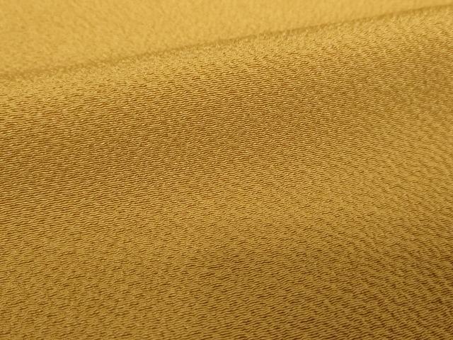 平和屋着物●ファッションデザイナー 花井幸子監修 色無地 櫨染色 正絹 逸品 DABJ8642ps