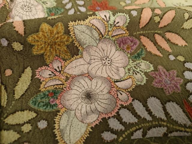 平和屋着物●訪問着 辻が花 暈し染め 金彩 正絹 逸品 DABJ8655ps