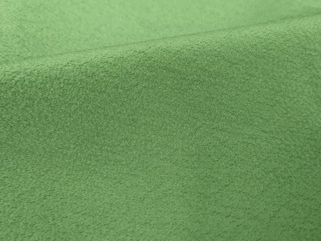 平和屋着物●上質な色無地 柳色 正絹 逸品 DABJ8668ps