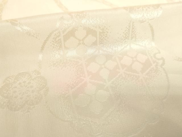平和屋着物●上質な長襦袢 袷 雪輪花地紋 暈し染め 正絹 逸品 DABJ8685ps