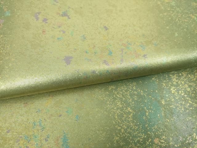 平和屋着物▼六通柄袋帯 霞文 金彩 引箔 正絹 逸品 DABJ8850ps