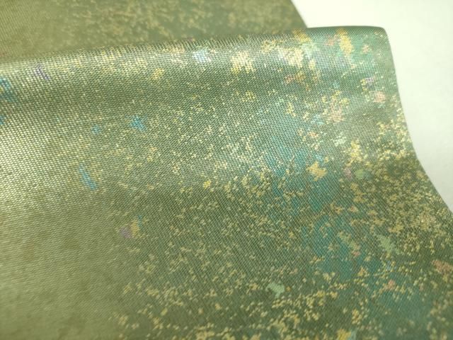 平和屋着物▼六通柄袋帯 霞文 金彩 引箔 正絹 逸品 DABJ8850ps