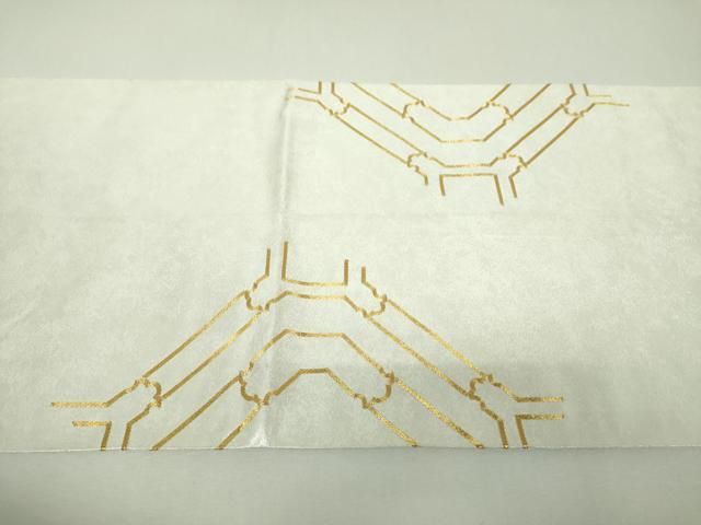 平和屋着物▼太鼓柄袋帯 駒刺繍 総刺繍 蜀江花文 金銀糸 引箔 正絹 逸品 DABJ8874ps