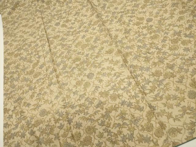 平和屋着物■上質な小紋 草花文 正絹 逸品 DABJ9056ya