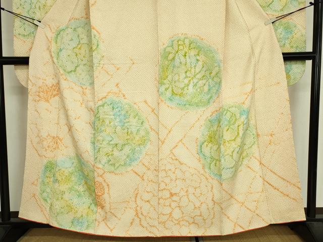 平和屋着物■豪華振袖 総絞り 花丸文 正絹 逸品 DABJ9115ya