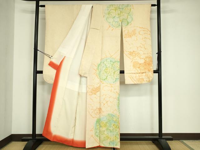平和屋着物■豪華振袖 総絞り 花丸文 正絹 逸品 DABJ9115ya