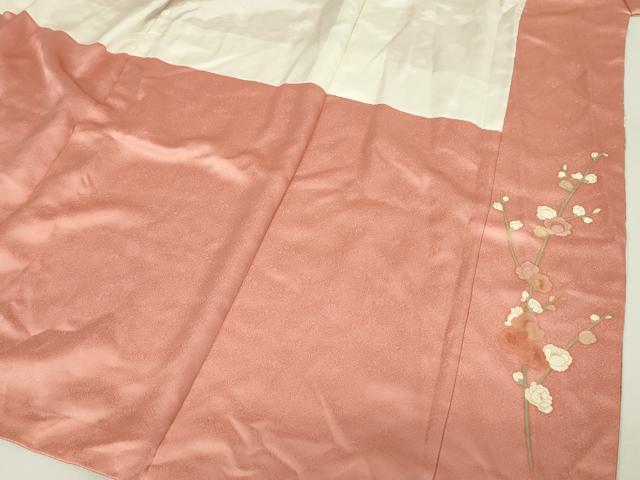 平和屋着物■訪問着 駒刺繍 短冊枝花文 暈し染め 金彩 正絹 逸品 DABJ9125ya