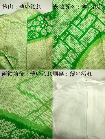 平和屋着物■豪華振袖 総絞り 駒刺繍 舞花文 正絹 逸品 DABJ9131ya