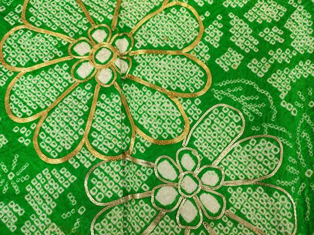 平和屋着物■豪華振袖 総絞り 駒刺繍 舞花文 正絹 逸品 DABJ9131ya