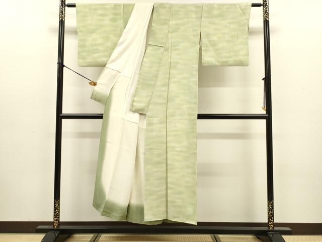 平和屋着物■虹色創家 本郷大田子 小紋 霞文 暈し染め 正絹 逸品 DABJ9141ya