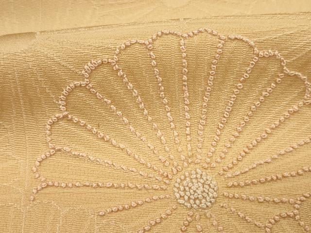 平和屋着物■中国三大刺繍 相良刺繍 訪問着 菊青海波 暈し染め 正絹 逸品 DABJ9185ya