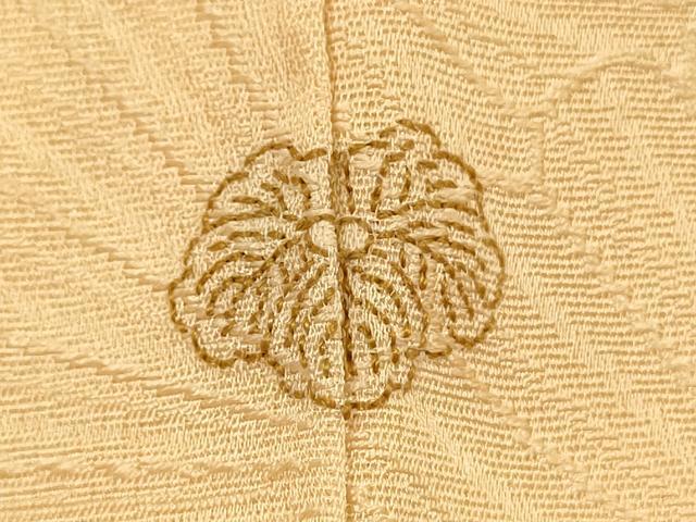 平和屋着物■中国三大刺繍 相良刺繍 訪問着 菊青海波 暈し染め 正絹 逸品 DABJ9185ya