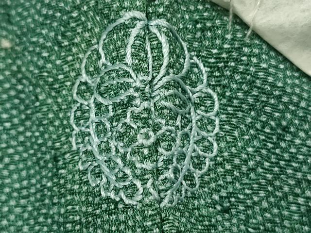 平和屋着物■江戸小紋 作家物 鮫小紋柄 正絹 逸品 DABJ9200ya