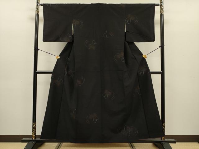 平和屋着物■上質な紬 80亀甲 鼓文 正絹 逸品 DABJ9201ya
