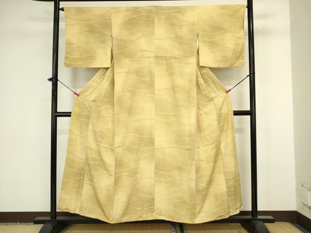 平和屋着物■上質な小紋 芝文 暈し染め 正絹 逸品 DABJ9218ya
