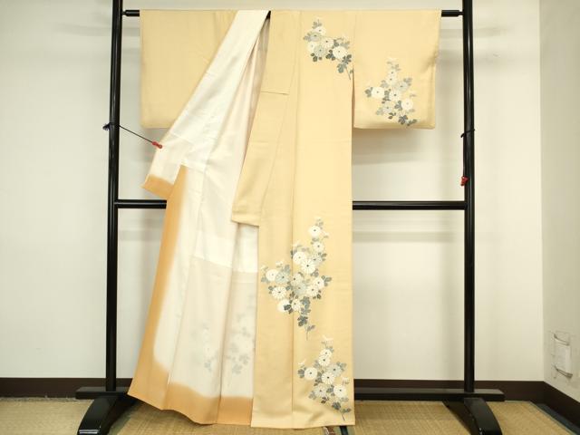 平和屋着物■訪問着 刺繍 菊尽くし 金彩 正絹 逸品 DABJ9241ya