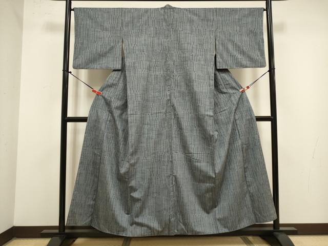 平和屋着物■上質な紬 変わり縞 正絹 逸品 DABJ9312ya