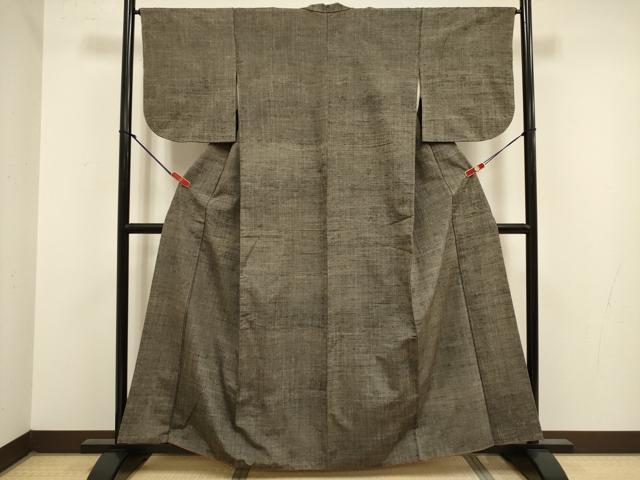 平和屋着物■上質な紬 霞文 正絹 逸品 DABJ9314ya