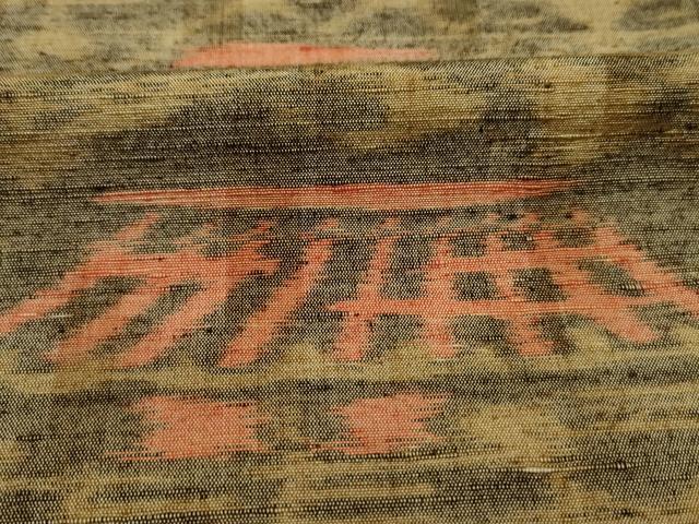 平和屋着物■上質な紬 風景文 正絹 逸品 DABJ9315ya