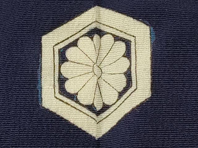 平和屋着物■男性 色留袖 青褐色 正絹 逸品 DABJ9322ya