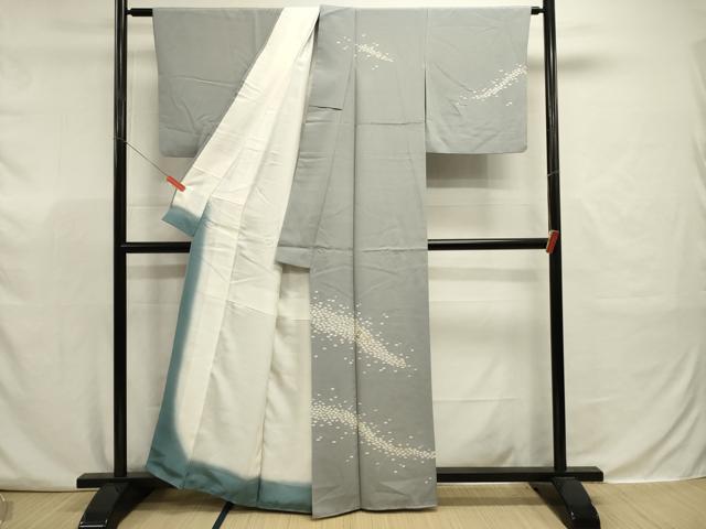 平和屋着物■訪問着 駒刺繍 あられ文 正絹 逸品 DABJ9343ya