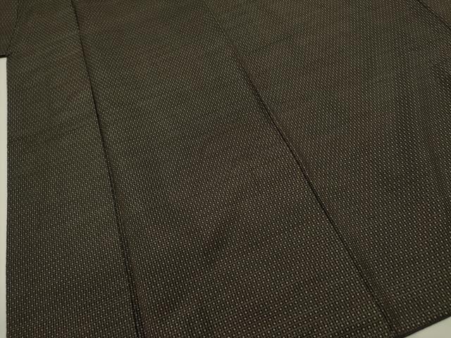 平和屋着物■男性 紬 アンサンブル 亀甲柄 正絹 逸品 DABJ9349ya