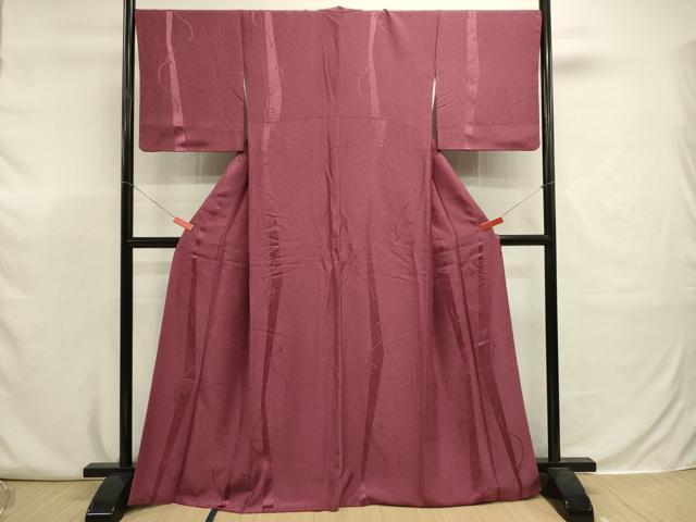 平和屋着物■上質な小紋 竹地紋 正絹 逸品 DABJ9353ya