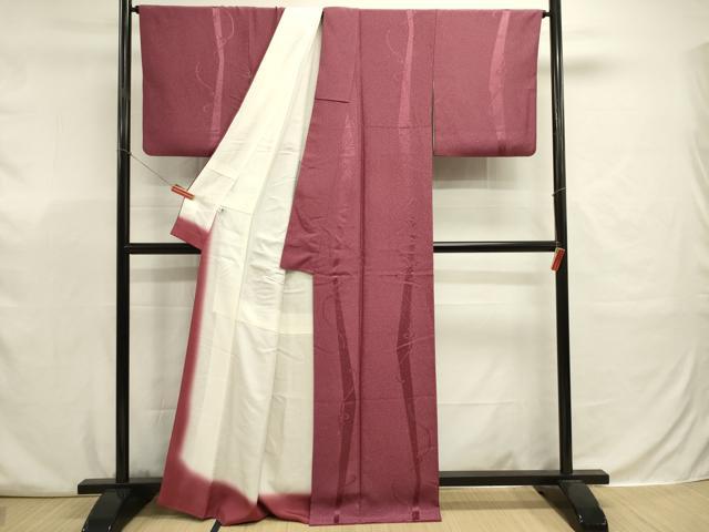 平和屋着物■上質な小紋 竹地紋 正絹 逸品 DABJ9353ya