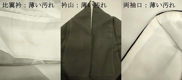 平和屋着物■豪華黒留袖 総刺繍 檜扇孔雀花文 金銀糸 正絹 逸品 DABJ9364ya