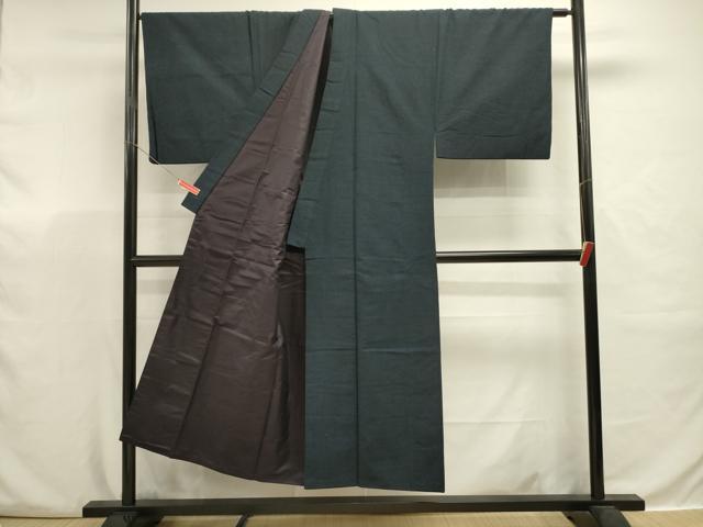 平和屋着物■男性 紬 褐返色 正絹 逸品 DABJ9370ya