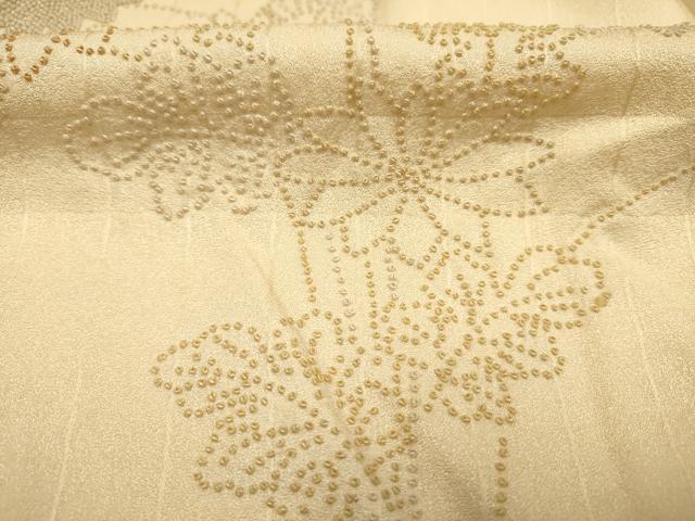 平和屋着物■中国三大刺繍 相良刺繍 総刺繍 訪問着 風景花松文 正絹 逸品 DABJ9389ya