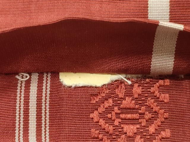 平和屋着物◎本場筑前博多織 半幅帯 献上 正絹 逸品 DABJ9435ya