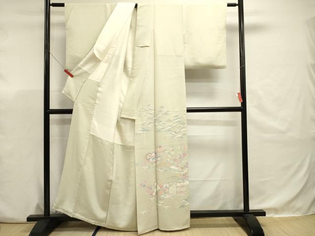 平和屋着物■豪華色留袖 作家物 風景花文 正絹 逸品 DABJ9491ya