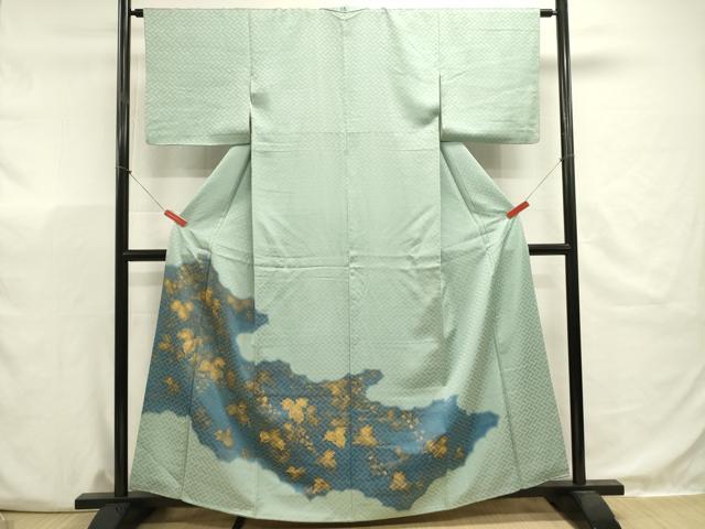 平和屋着物■豪華色留袖 葡萄蔦の葉文 暈し染め 金彩 正絹 逸品 DABJ9500ya