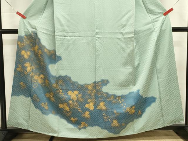 平和屋着物■豪華色留袖 葡萄蔦の葉文 暈し染め 金彩 正絹 逸品 DABJ9500ya