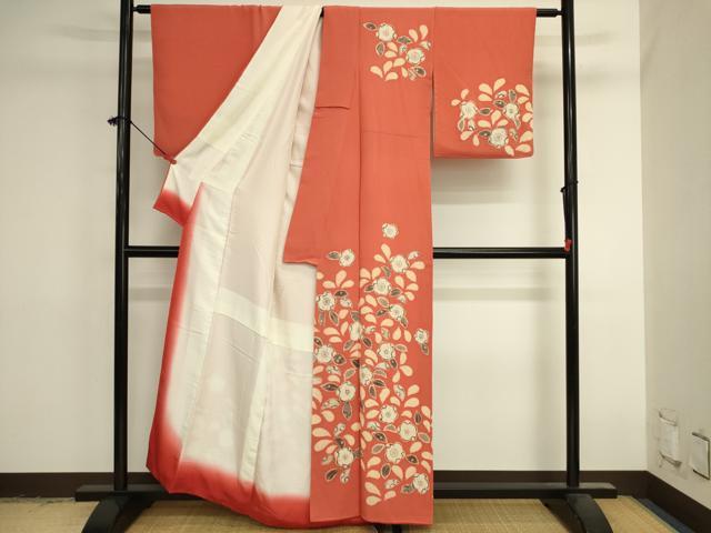 平和屋着物■訪問着 作家物 辻が花 絞り 鬼しぼ縮緬 正絹 逸品 DABJ9506ya