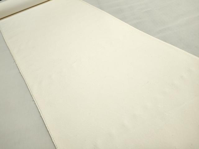 平和屋着物▼羽織・コート 白生地 反物 羽尺 上代紬 生成り色 逸品 未使用 DABJ9558we