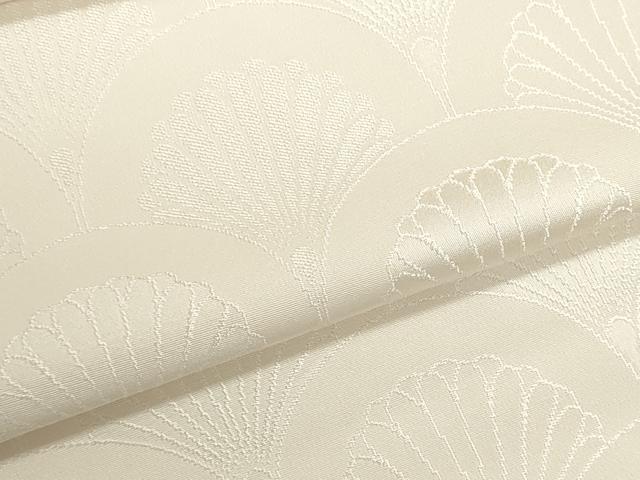 平和屋着物▼白生地 反物 着尺 八掛付き 生成り色 逸品 未使用 DABJ9640we